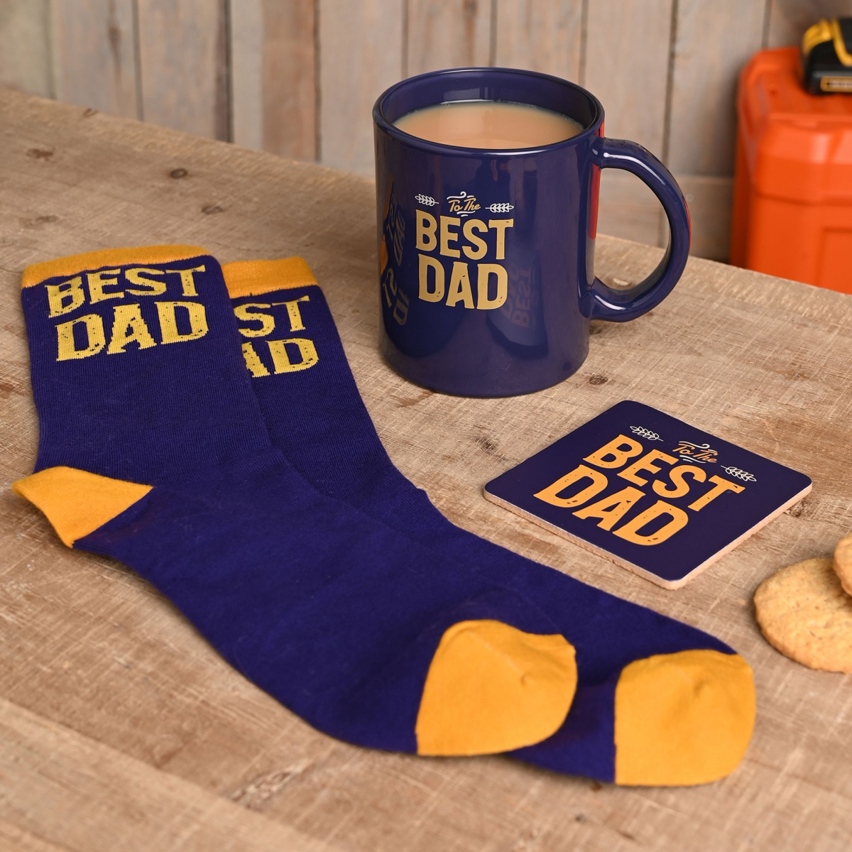 Well Crafted Mug, Sock and Coaster Set - Dad