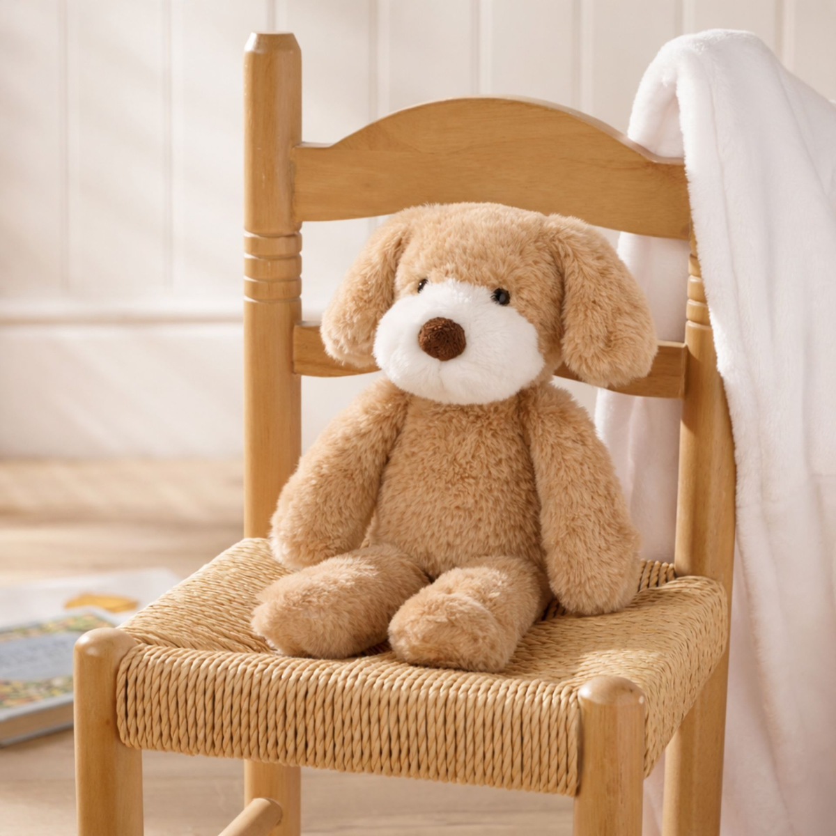 Bob The Plush Long Leg Light Brown Puppy 30cm