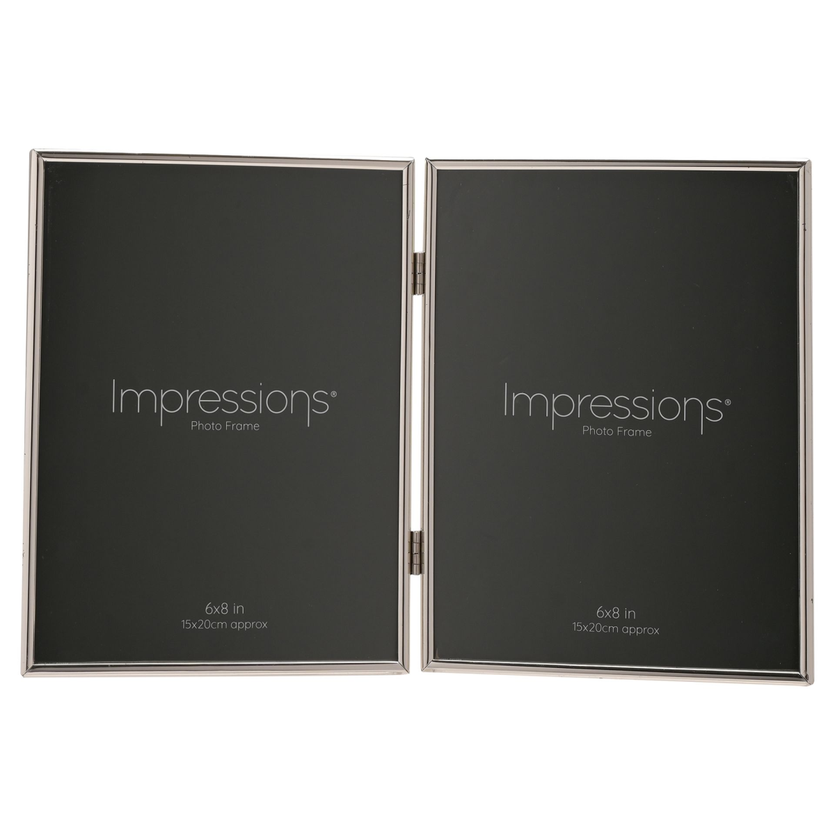 Silverplated Double Photo Frame - 6" x 8"