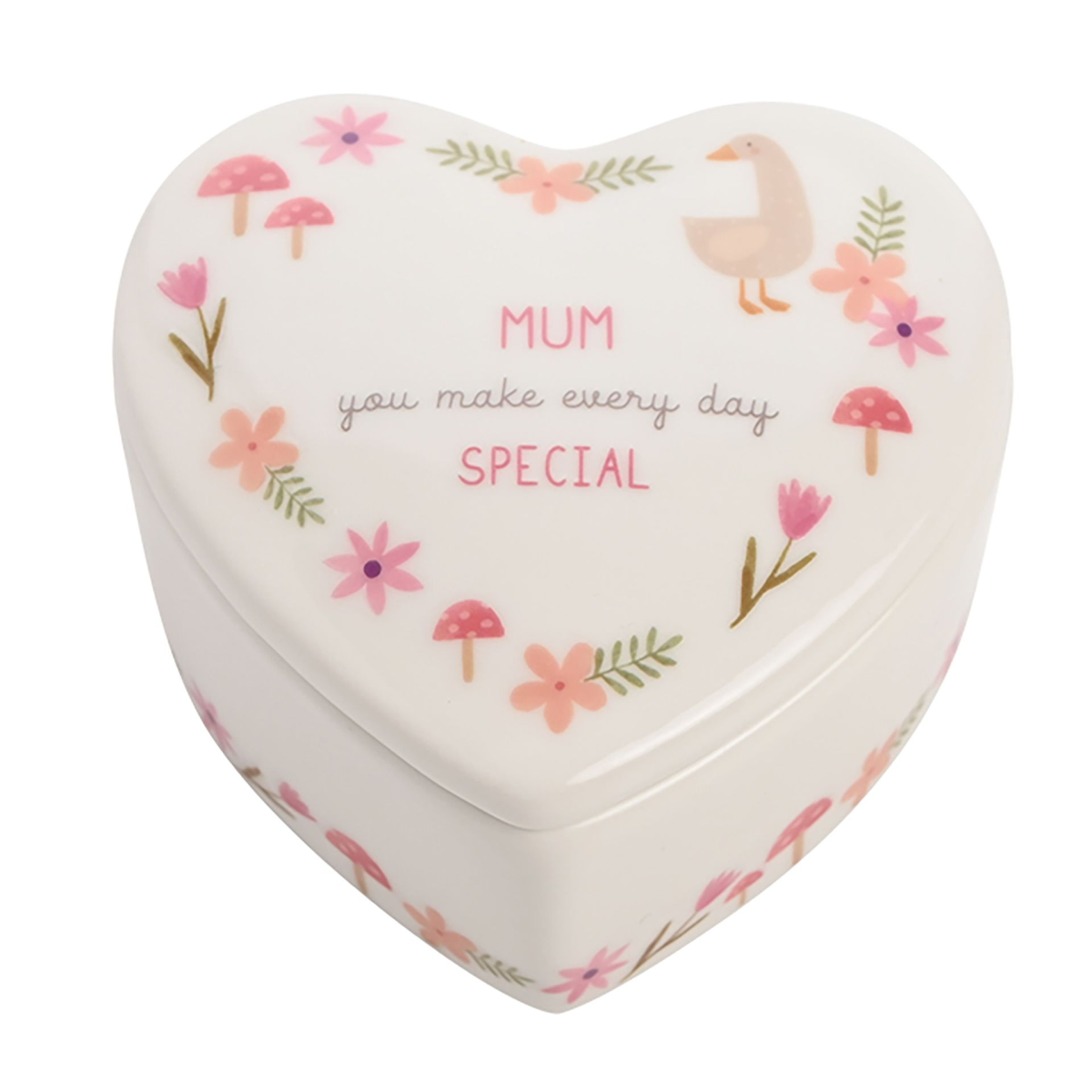 Love Life Ceramic Trinket Box - Mum