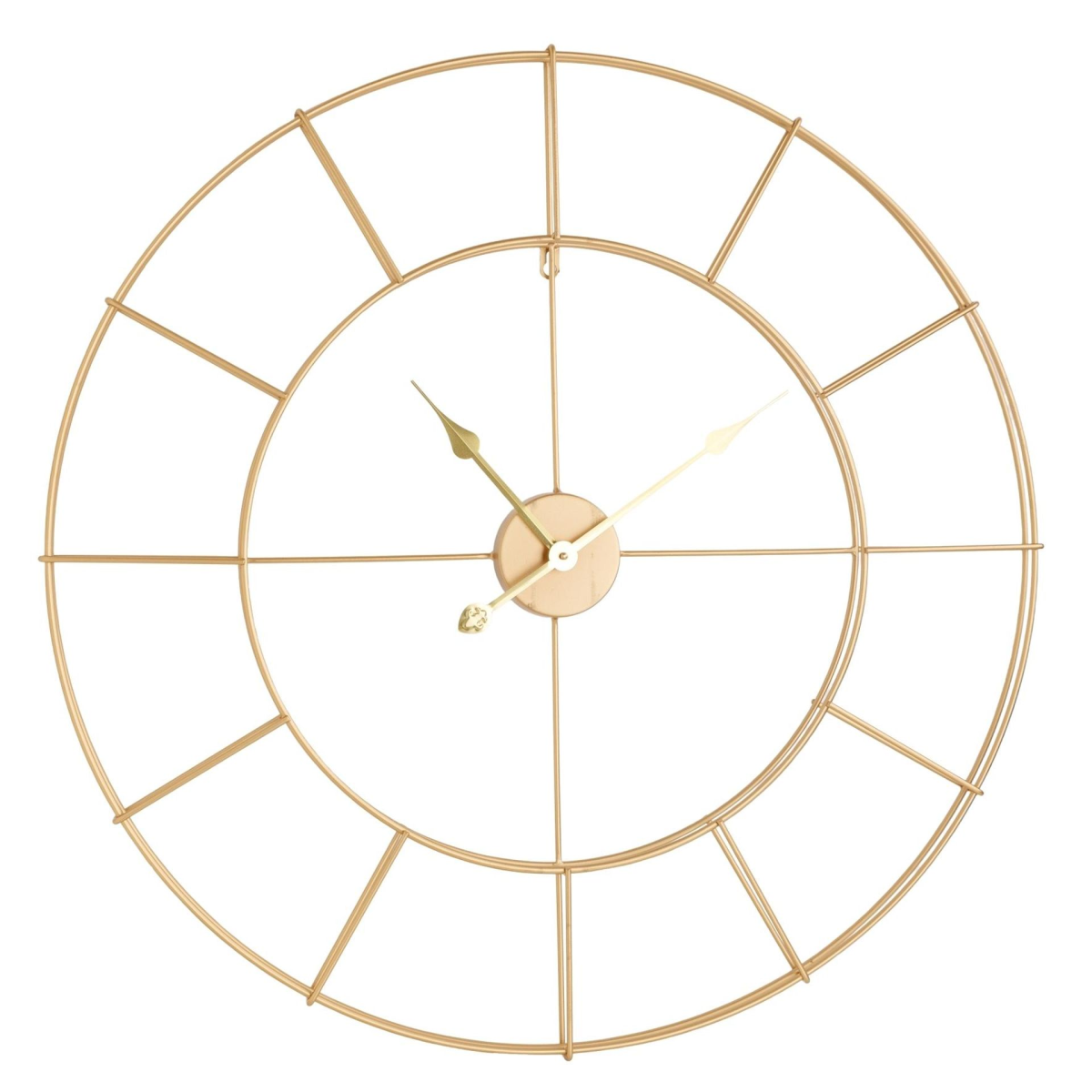 Hometime Gold Skeleton Wall Clock 80cm