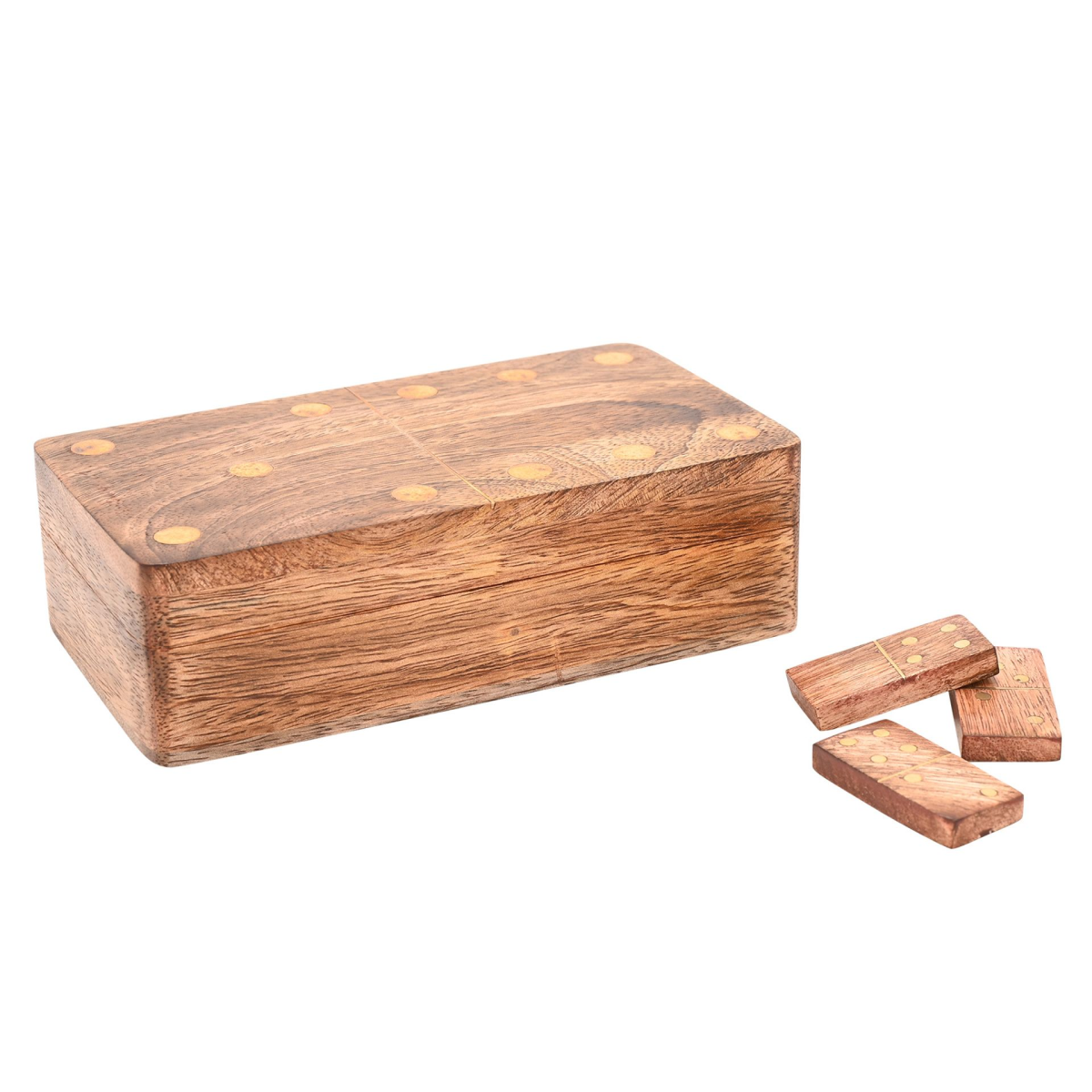 Harvey Makin Dominoes In Wooden Box