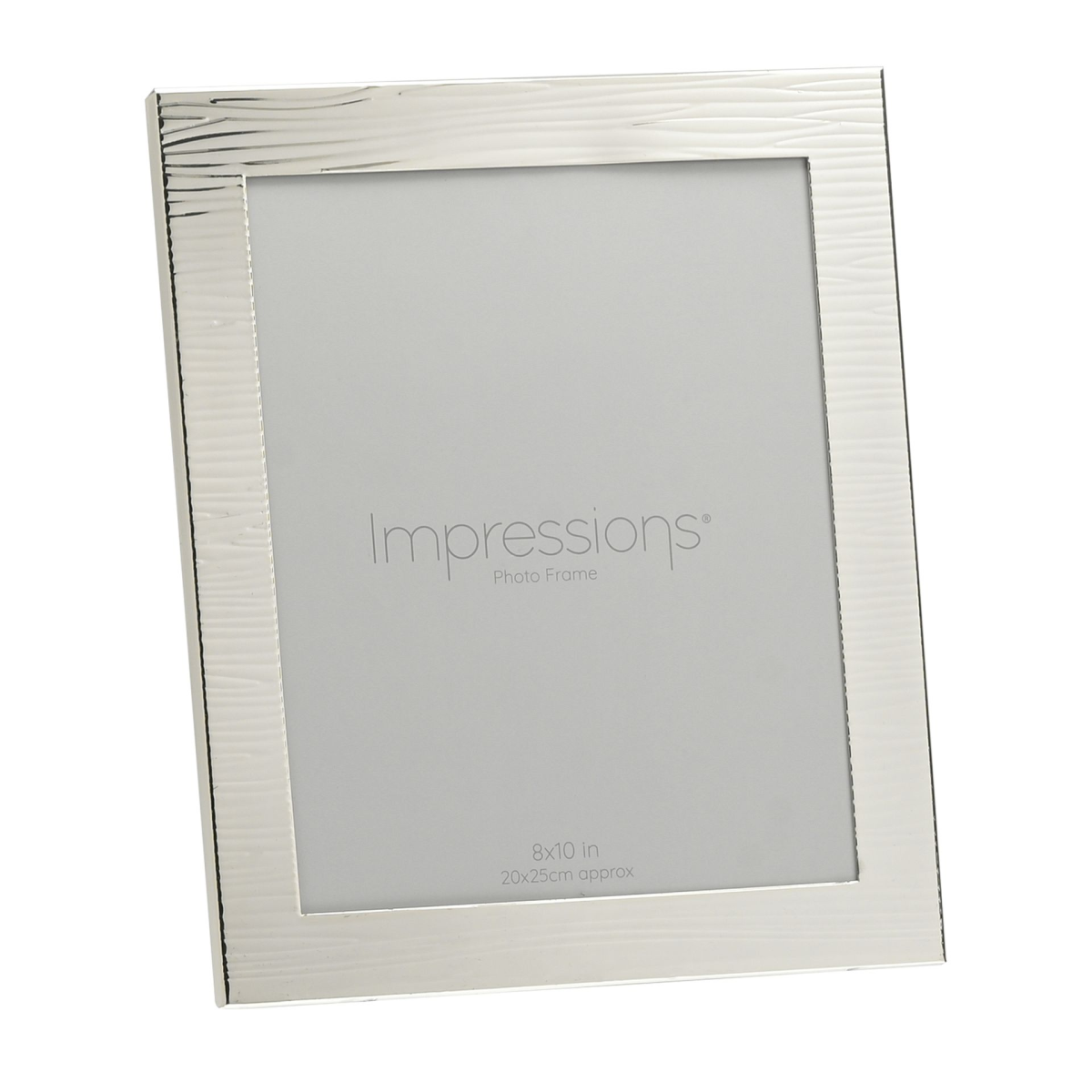 Impressions Ripple Texture Silverplated Frame 8" x 10"