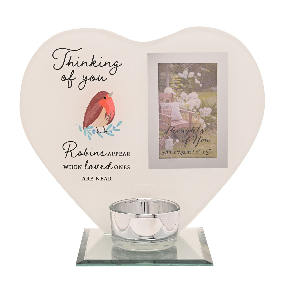 Thoughts of You Tea Light Holder with Photo - Thinking Of You