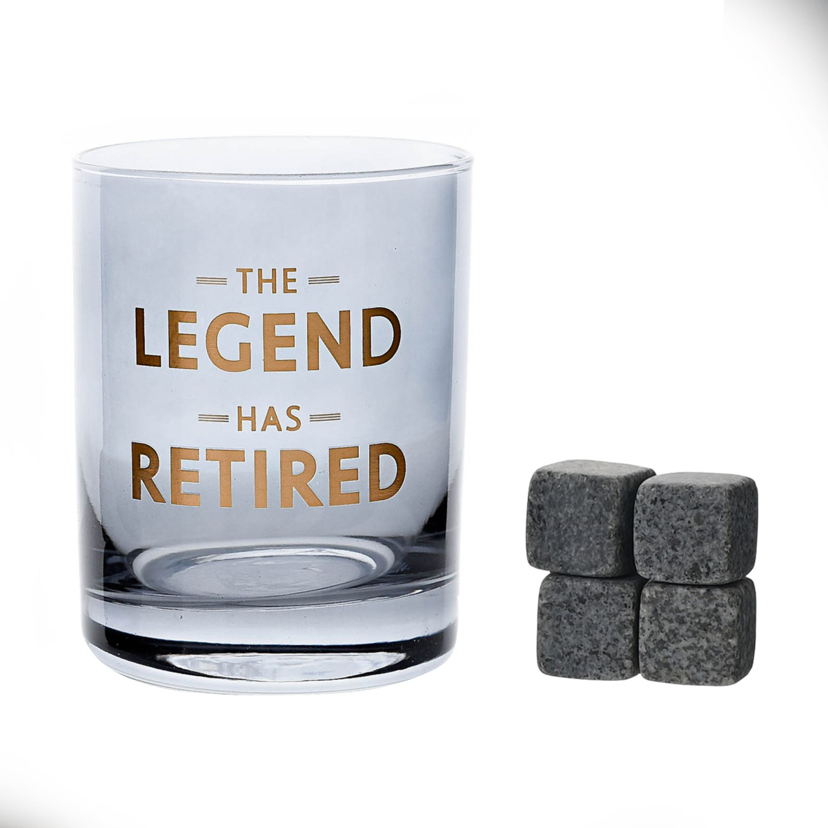 Hotchpotch Orion Whiskey Glass & Stones - Retirement