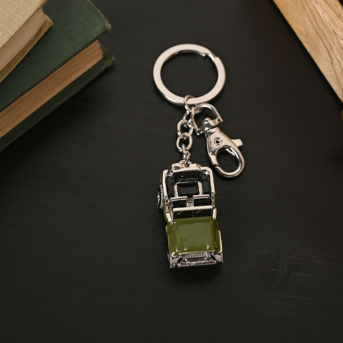 Hobbies By Harvey Keyring - Green 4x4