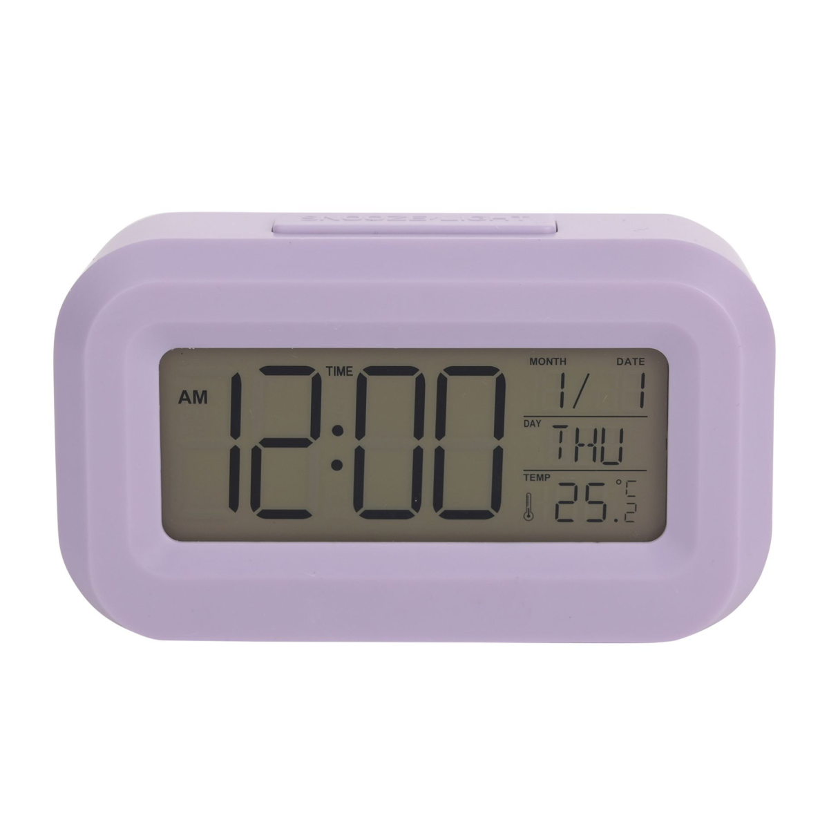 Hometime Brights Travel LED Clock - Purple