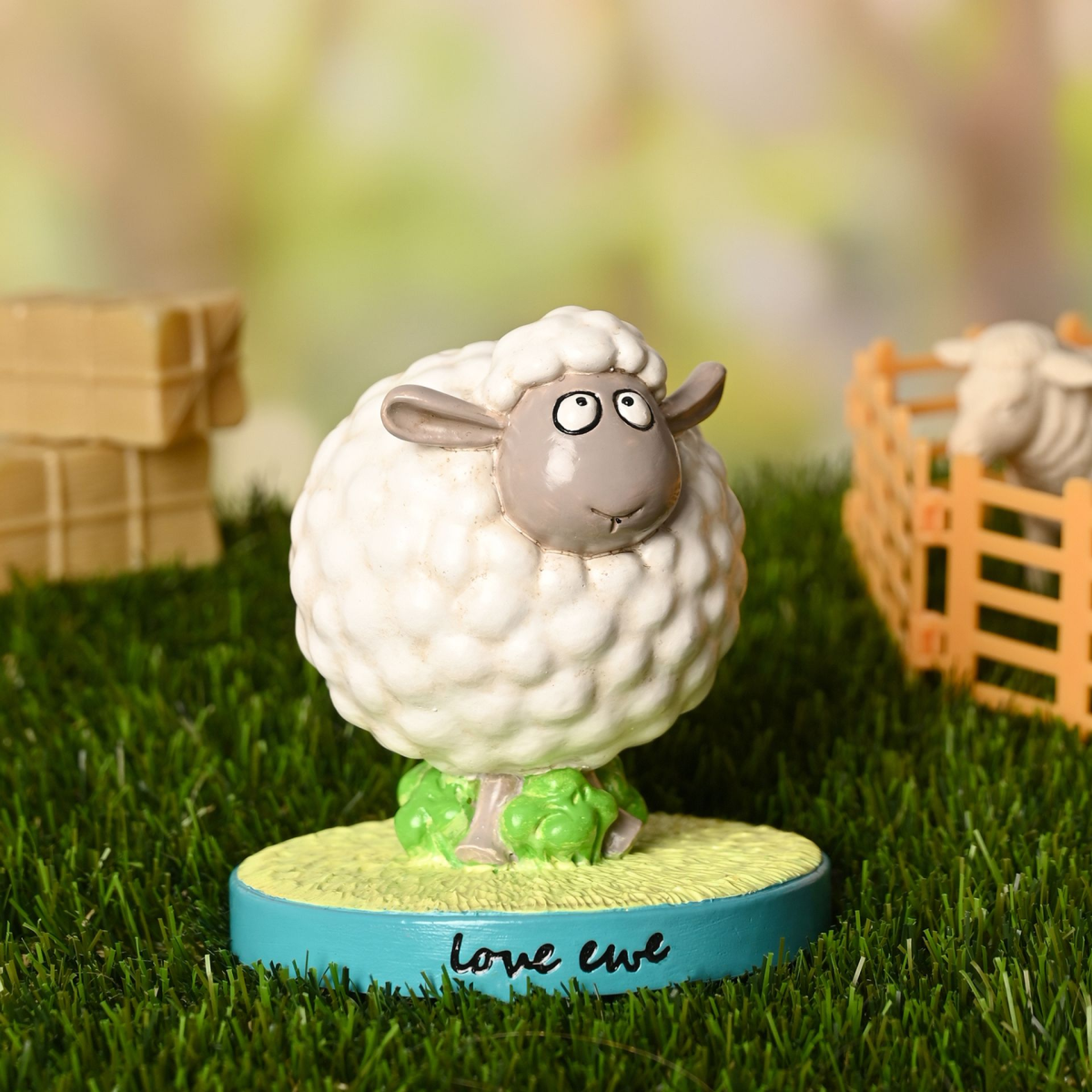 The Funny Farm Sheep Figurine "Love Ewe"