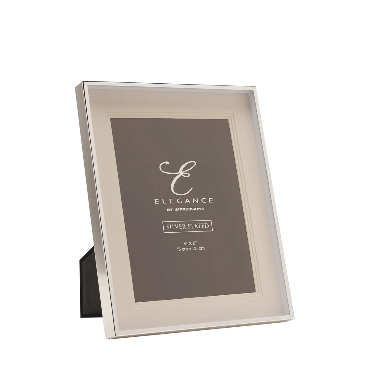 Elegance Silverplated Triple Layer Mount Photo Frame 6" x 8"