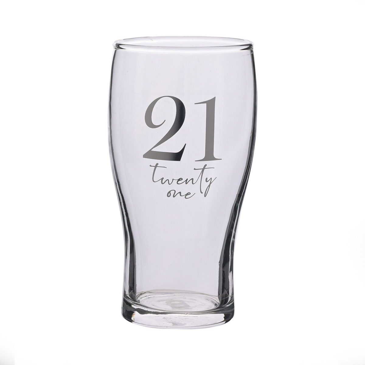 Milestones Beer Glass 21st Birthday