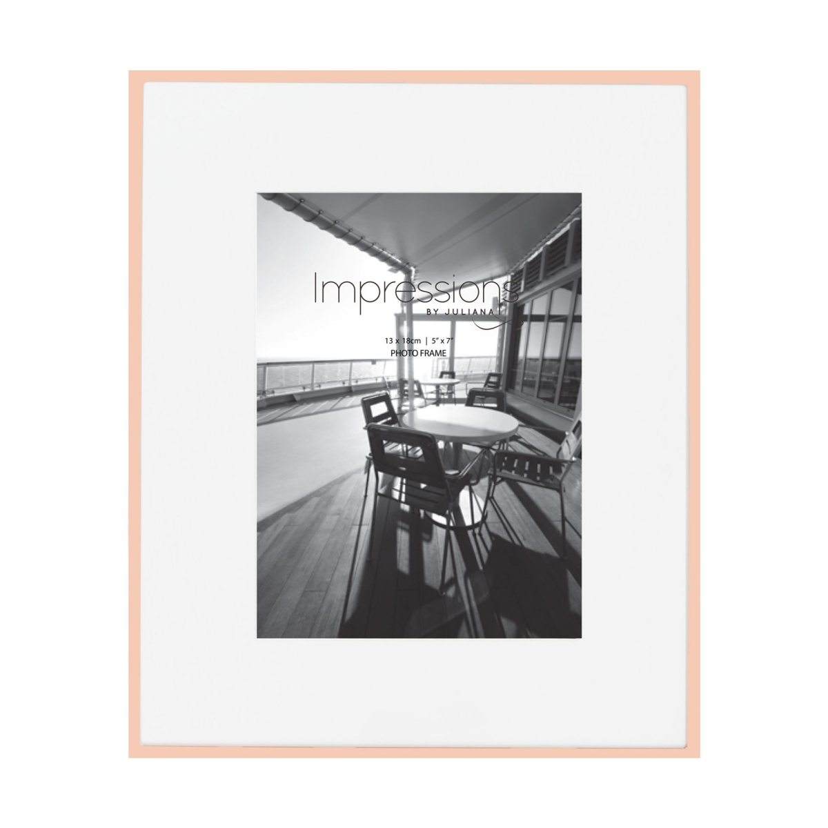 Impressions Copper Plated Photo Frame 5" x 7"