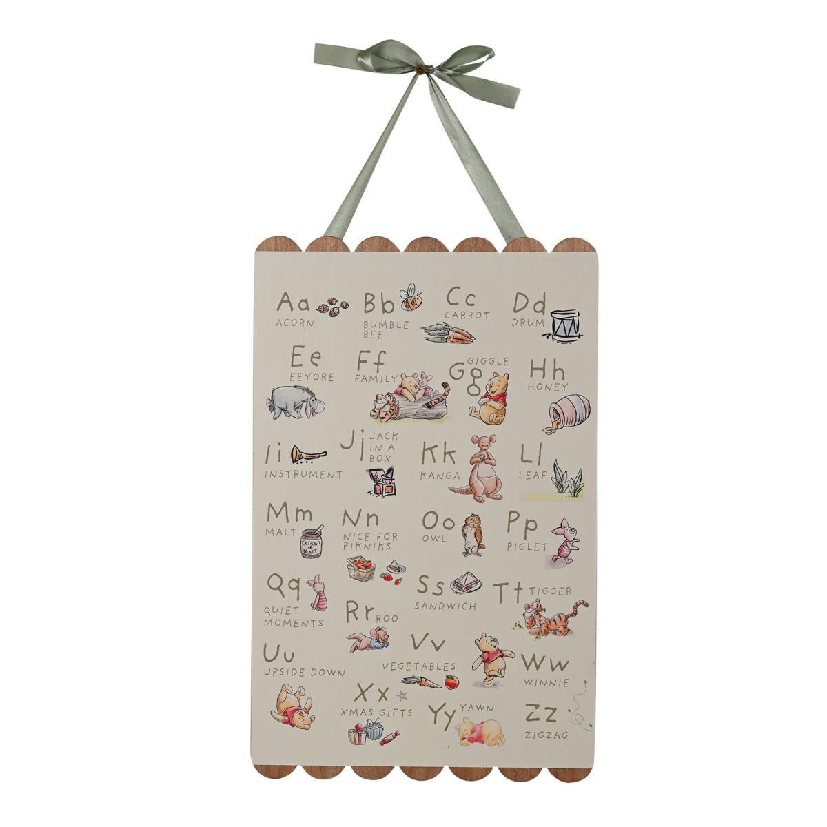 Disney Winnie The Pooh Alphabet Plaque