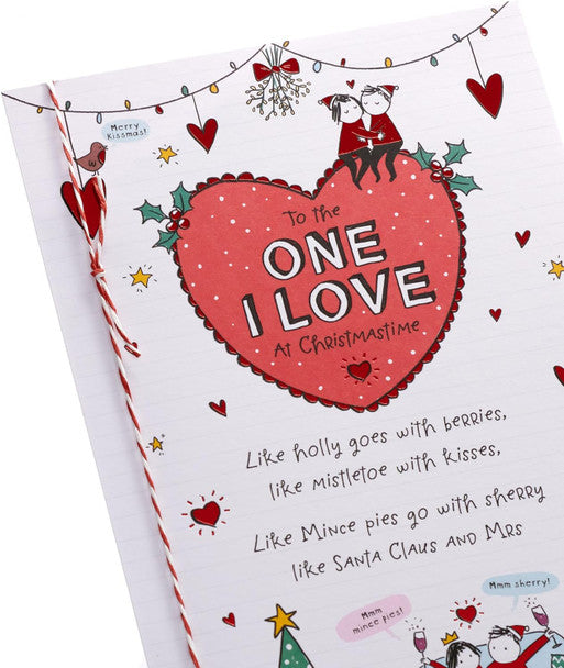 One I Love Christmas Card - Us Two Go Together