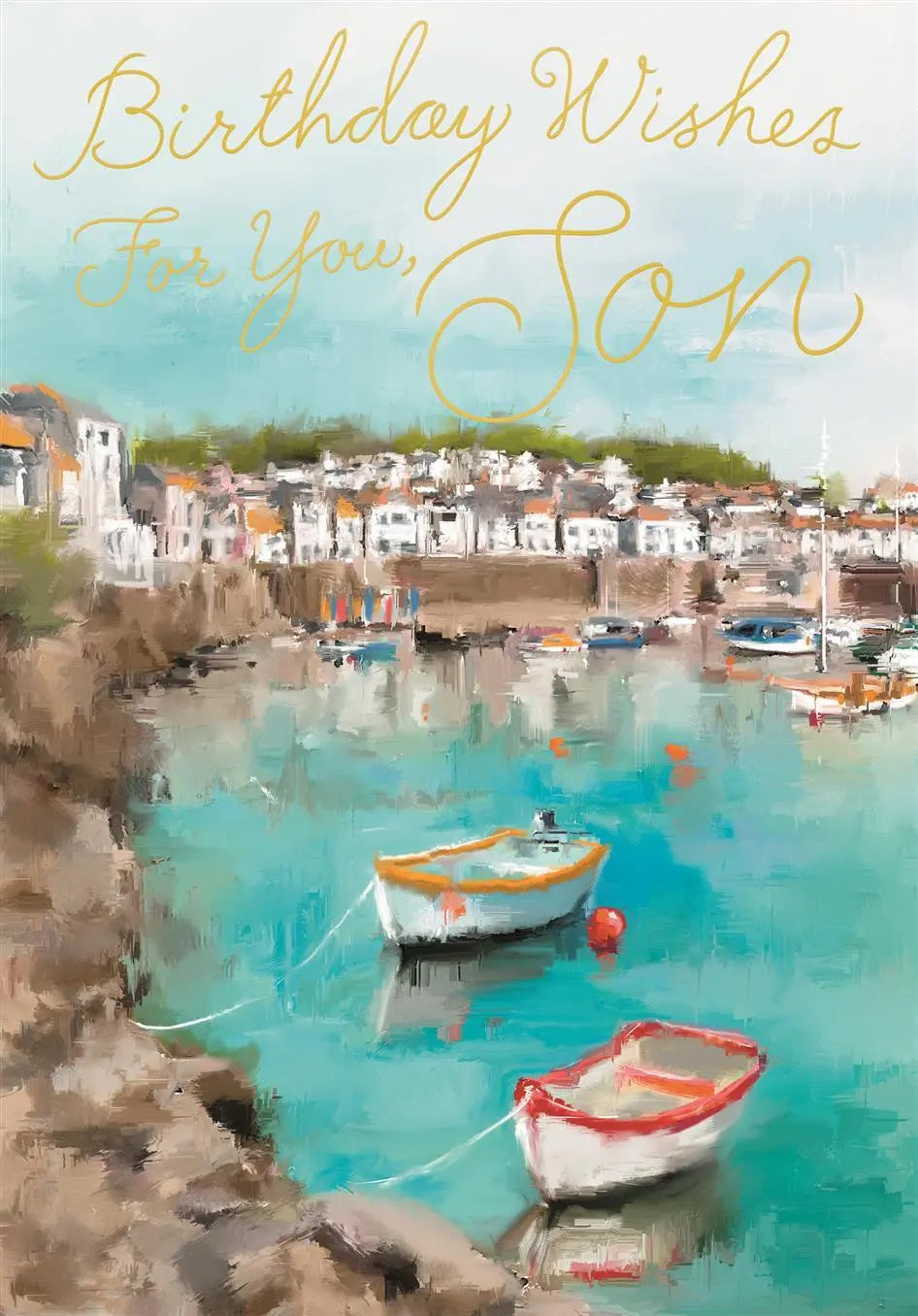 Son Birthday Card - Picturesque Boats
