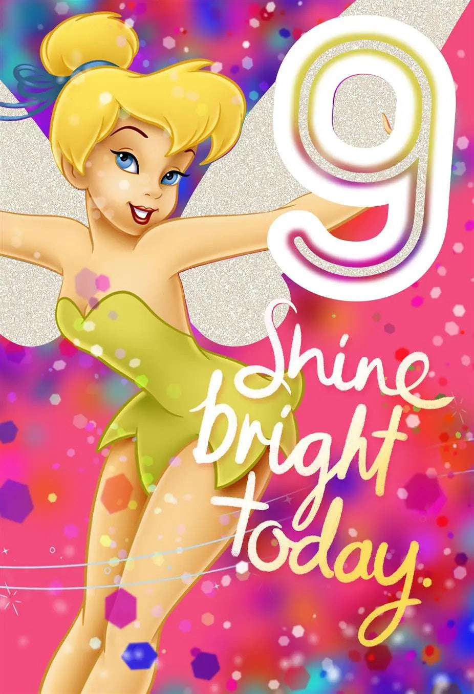 9th Birthday Card - Tinker Bell