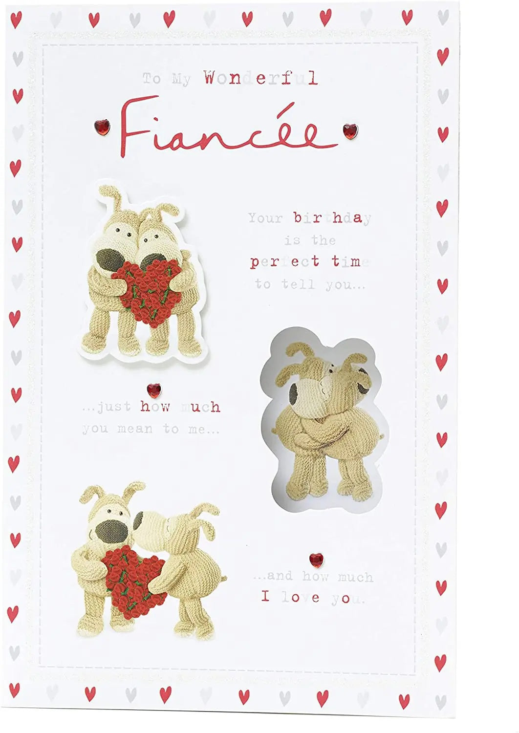 Fiancée Birthday Card - Boofles Love And Cuddles