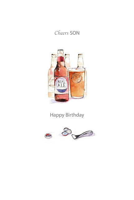 Son Birthday Card - The Real Ale