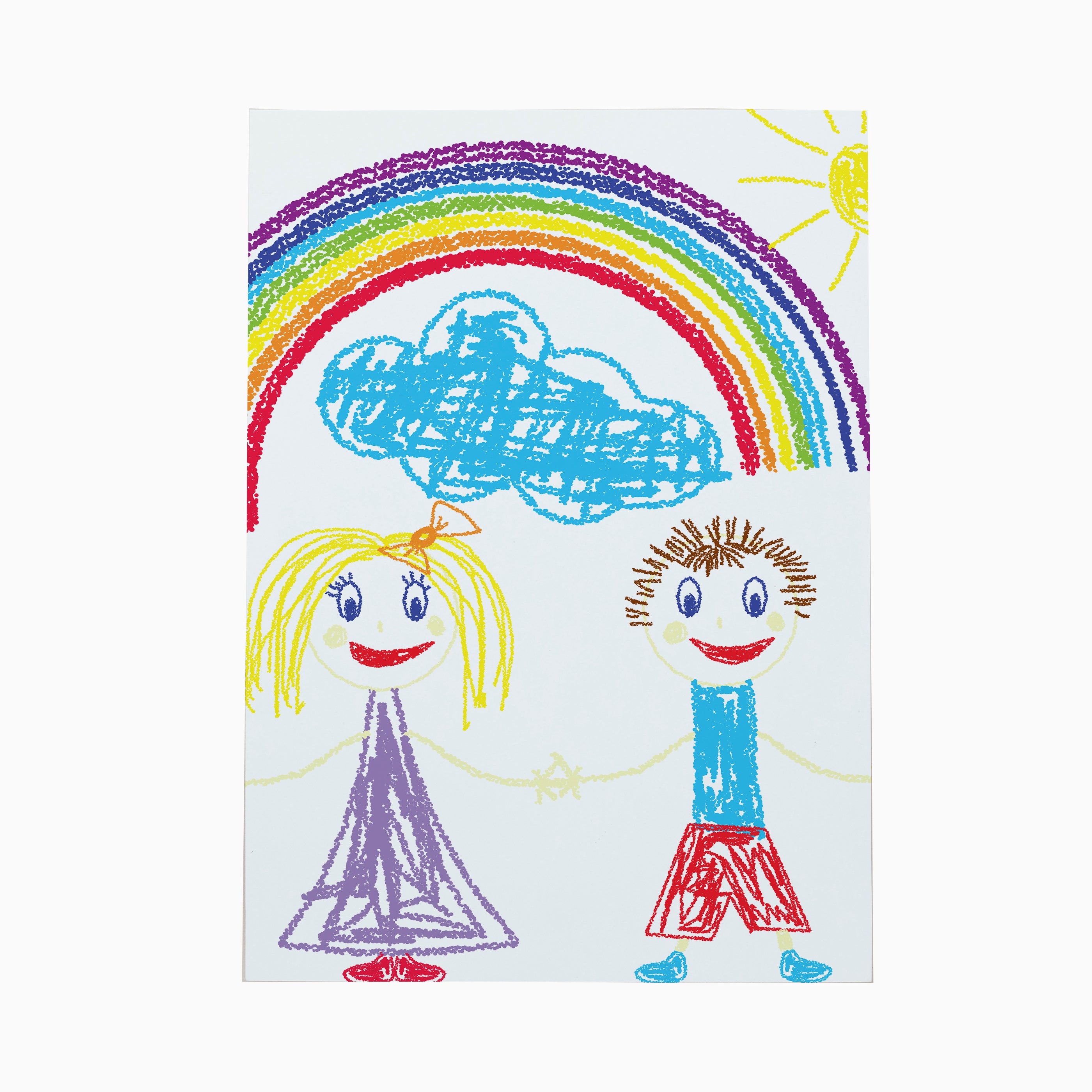 Personalised Childrens Drawing Photo Upload Card