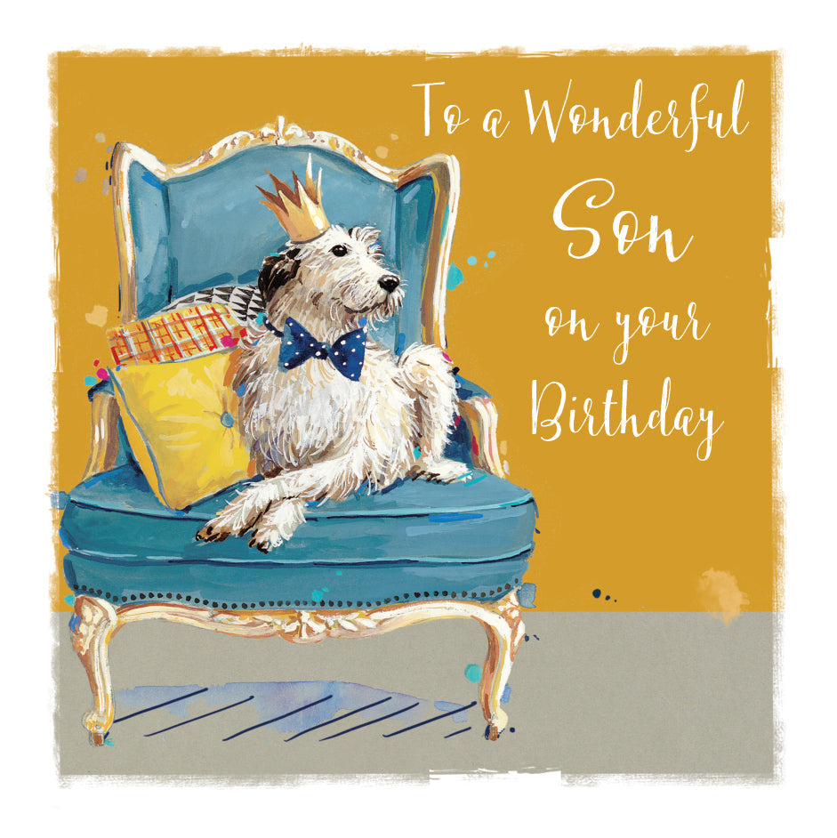 Son Birthday Card - Classic Royalaty